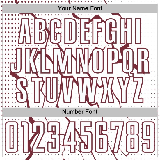 Sublimation Uniform Custom Sports Lightning White Soccer Jersey Burgundy