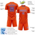 Shape Custom Sports Jersey Purple-White Orange Soccer Uniform Geometric Sublimation